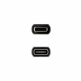 Produžni USB-C Kabel NANOCABLE 10.01.4401-L150 Crna 1,5 m