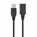 USB Kabelis NANOCABLE 10.01.0901-BK Melns
