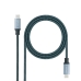 USB-C kábel 3.1 NANOCABLE 10.01.4102-COMB 2 m Fekete/Szürke (1 egység)