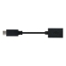 USB 2.0 Cable NANOCABLE USB 2.0, 0.15m Black (1 Unit)