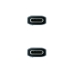 USB-C 3.1 Кабел NANOCABLE 10.01.4102-COMB 2 m Черен/Сив (1 броя)