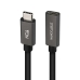 USB-C jatkojohto NANOCABLE 10.01.4400 Musta 50 cm (1 osaa)