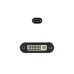 Adaptador USB-C a DVI NANOCABLE 10.16.4103-G Gris 15 cm