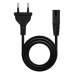 Power Cord NANOCABLE 10.22.0402 1.5 M Black