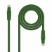 Cablu de Rețea Categoria 6a UTP NANOCABLE 10.20.1800-GR Verde Gri 3 m