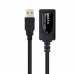 Kabel z rozgałęźnikiem USB NANOCABLE 10.01.0211 Czarny 5 m