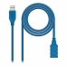 USB-C til DisplayPort-Adapter NANOCABLE 10.01.0901-BL Blå
