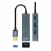 4 lizdų USB šakotuvas NANOCABLE 10.16.4402 USB 3.0