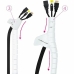 Cable Organiser NANOCABLE 10.36.0001-W White Ø 25 mm 1 m