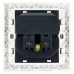 Zidna Utičnica s 2 USB Ulaza TooQ 10.35.0010 5V/2.4A Bijela 2,4 A