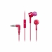 Hovedtelefoner med mikrofon Panasonic RPTCM105 PK in-ear Pink (1 enheder)