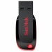 USB stick SanDisk Cruzer Blade Sort Sort/Rød 128 GB