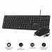 Клавиатура и мышь Subblim SUBKBC-CSSK01 Чёрный QWERTY