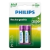 Oppladbare Batterier Philips R6B2A260/10 1,2 V