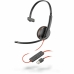 Slušalice s Mikrofonom Plantronics 209744-201 Crna Crvena