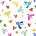 Noorse hoes Decolores Ocells Multicolour 220 x 220 cm