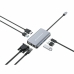 USB Centrmezgls Conceptronic DONN21G Melns Pelēks 100 W (1 gb.)