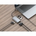 Hub USB Conceptronic DONN21G Noir Gris 100 W (1 Unité)