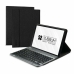 Bluetooth-tangentbord med tabletthållare Subblim SUBKT3-BTL200 Svart Qwerty Spanska