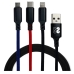 Câble Micro USB Subblim SUB-CAB-3IN101 1 m Noir (1 Unité)