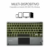 Bluetooth Klaviatuur, millel on Tahvelarvuti Tugi Subblim SUB-KBT-SMBT51 Hall Mitmevärviline Hispaaniakeelne Qwerty QWERTY