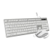Tastatur mit Maus Subblim SUBKBC-CEKE60 Qwerty Spanisch Silberfarben