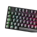 Žaidimų klaviatūra Mars Gaming MKREVO PRO LED RGB Juoda