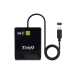 Smartkortleser TooQ TQR-211B Svart