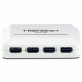 Hub USB Trendnet TU3-H4 Bianco