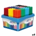 Set Viltstiften Giotto Turbo Maxi School Multicolour (4 Stuks)