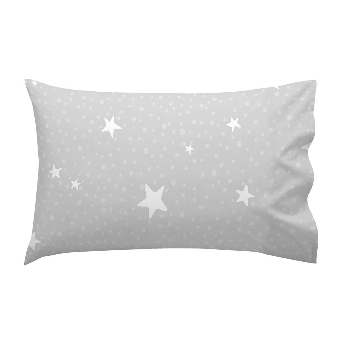 Cot Bedding Set HappyFriday Basic Kids Little star Grey