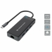 Hub USB Conceptronic DONN14G Preto Cinzento 100 W (1 Unidade)