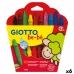 Coloured crayons Giotto BE-BÉ Multicolour (6 Units)