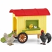 Ensemble de jouets Schleich Mobile Chicken Coop Plastique