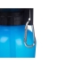 Botella Bebedero de Agua para Perros Azul Negro Metal Plástico 500 ml