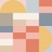 Noorse hoes Decolores Weimar Multicolour 155 x 220 cm