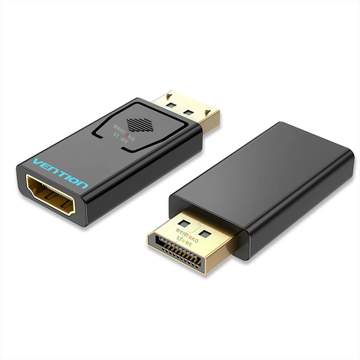 Display Porta uz HDMI Adapteris Vention HBKB0 Melns