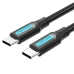 Cablu USB-C la USB-C Vention COSBF Negru 1 m (1 Unități)