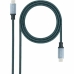 USB-C-kabel NANOCABLE 10.01.4101-L150-COMB Grön 1,5 m (1 antal)