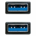 Cabo USB 3.0 A para USB A NANOCABLE 10.01.1002-BK Preto 2 m