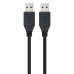 USB 3.0 A til USB A-kabel NANOCABLE 10.01.1002-BK Sort 2 m