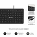Цифровая клавиатура Subblim SUBKBC-0SSK50 Чёрный Испанская Qwerty QWERTY