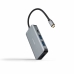 USB Hub NANOCABLE 10.16.1005 Grå