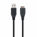 Câble USB 3.0 A vers Micro USB B NANOCABLE 10.01.1102-BK Noir 2 m