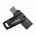 USB Memória SanDisk Ultra Dual Drive Go Fekete 256 GB