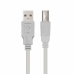 USB 2.0 A zu USB-B-Kabel NANOCABLE 10.01.1202 Schwarz 2 m