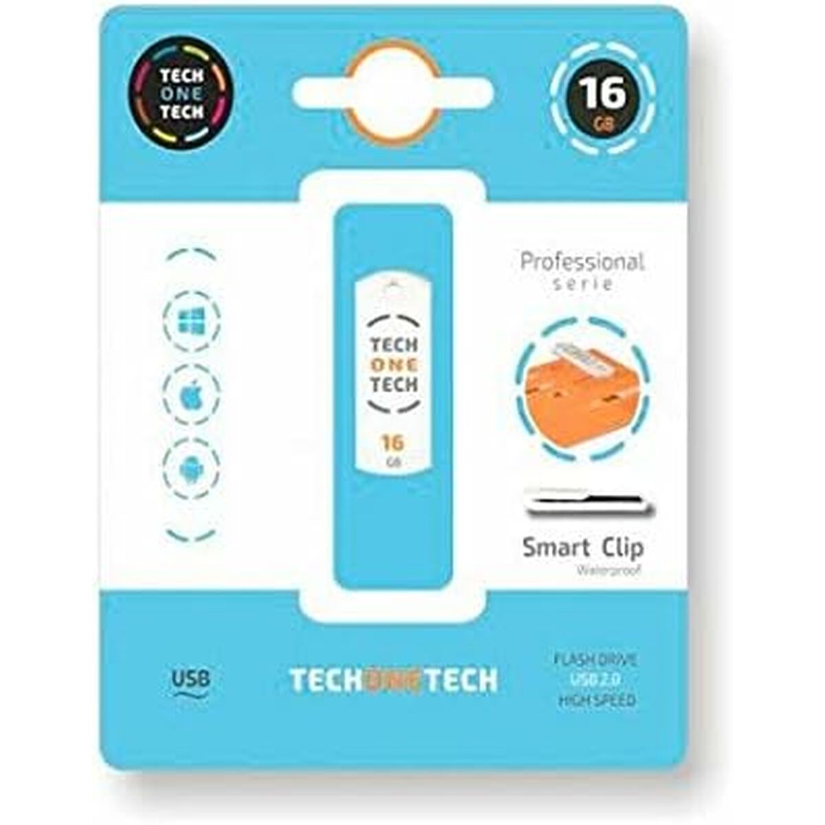 USB flash disk Tech One Tech Pro Smart Clip 16 GB