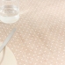 Fläckresistent bordsduk Belum Plumeti Vit 100 x 80 cm