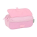 Tredobbelt bæretaske Benetton Pink Pink (21,5 x 10 x 8 cm)