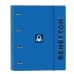 Krúžkové zakladače Benetton Deep water Modrá (27 x 32 x 3.5 cm)